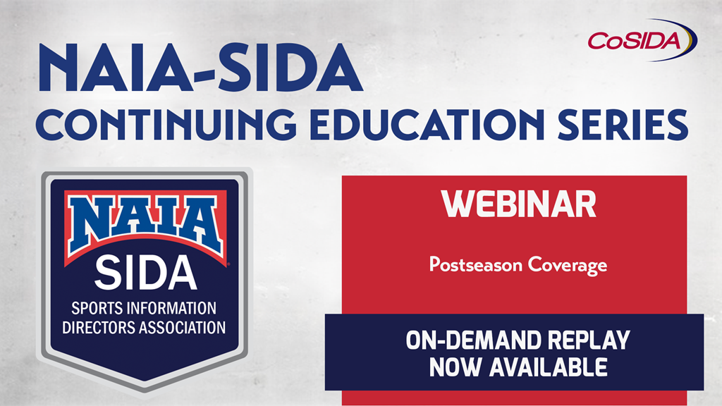 ON DEMAND: NAIA-SIDA Continuing Education Webinar: Postseason Coverage